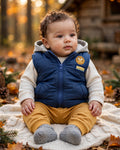 Ackermans Baby Boys Blue Gilet Body Warmer Puffer Vest - Size 3 to 6 Months
