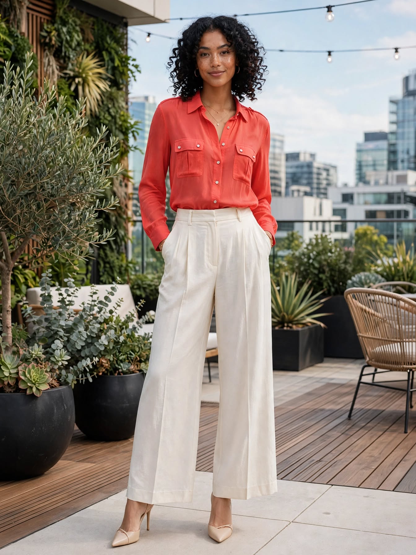 Miladys Coral Utility Blouse - Size 16 / 40