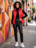 Red Tango Puffer Vest - Size 40