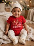 Ackermans Baby My First Christmas Red Babygrow - Size 6 to 12 Months