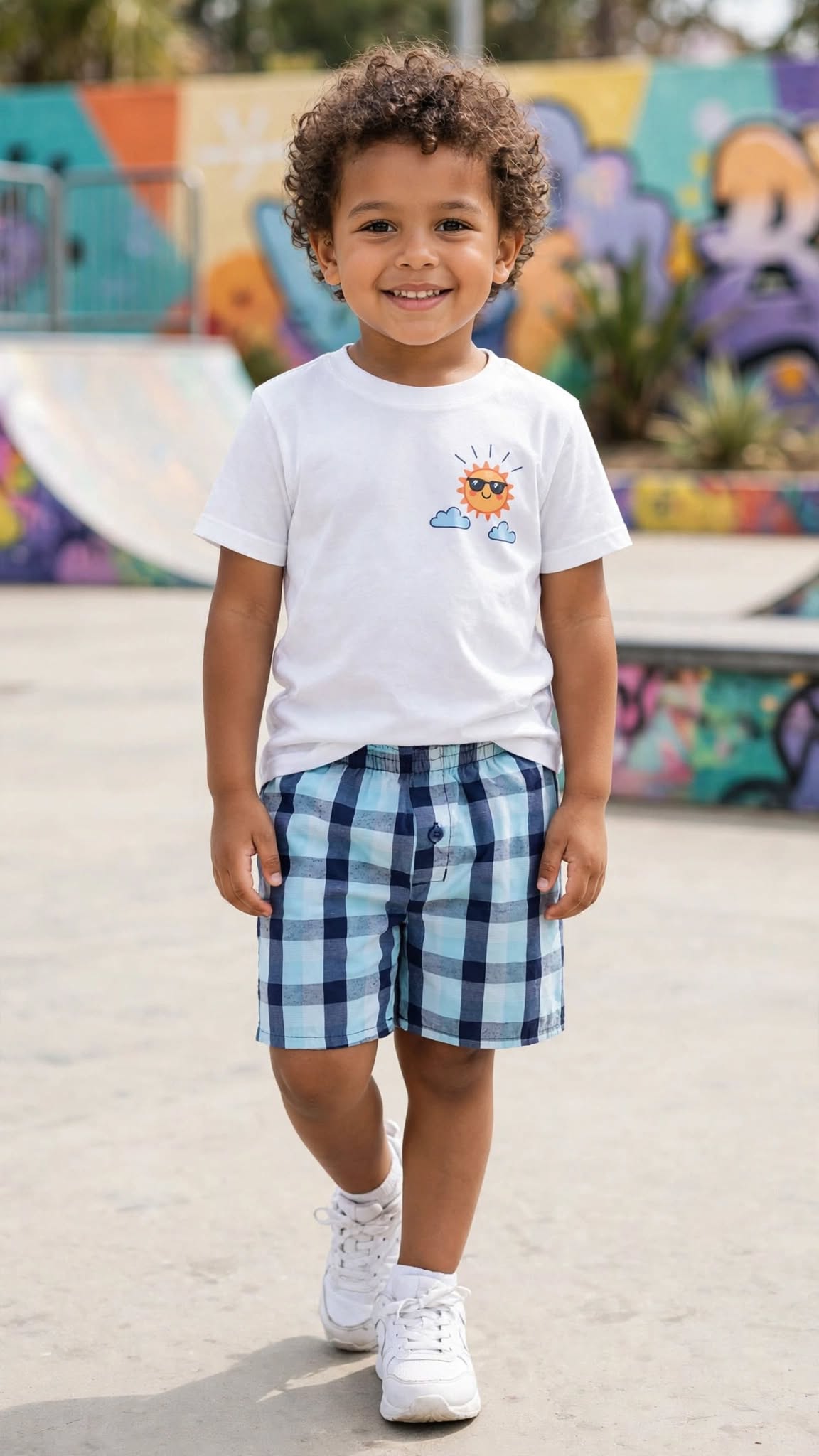 Ackermans Waga Dude Blue Check Shorts – Size 4 to 5 Years