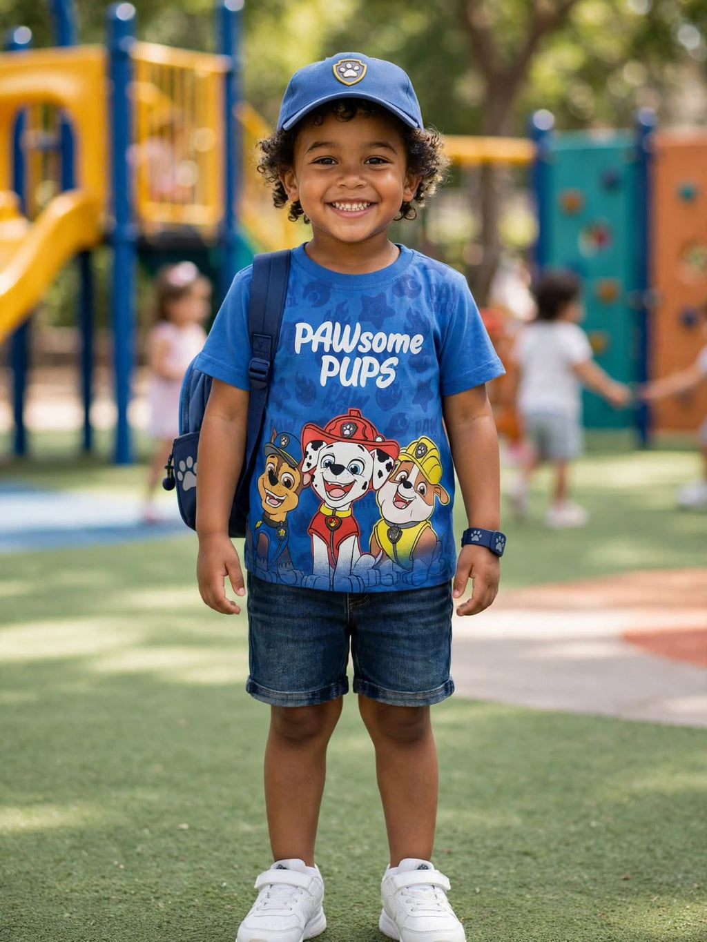 Ackermans Nickelodeon PAW Patrol 'PAWsome PUPS' T-Shirt - Size 4 to 5 Years
