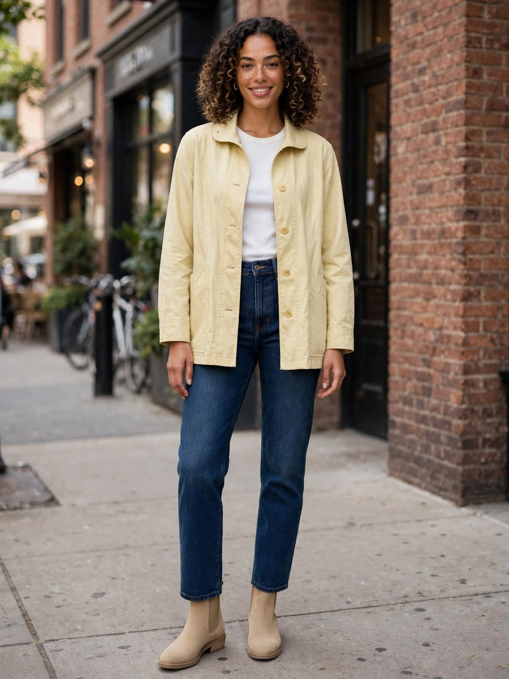 Fashion Club Light Beige Utility Jacket - Size 14