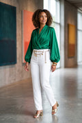 White Tailored Retus Pants – Size 36