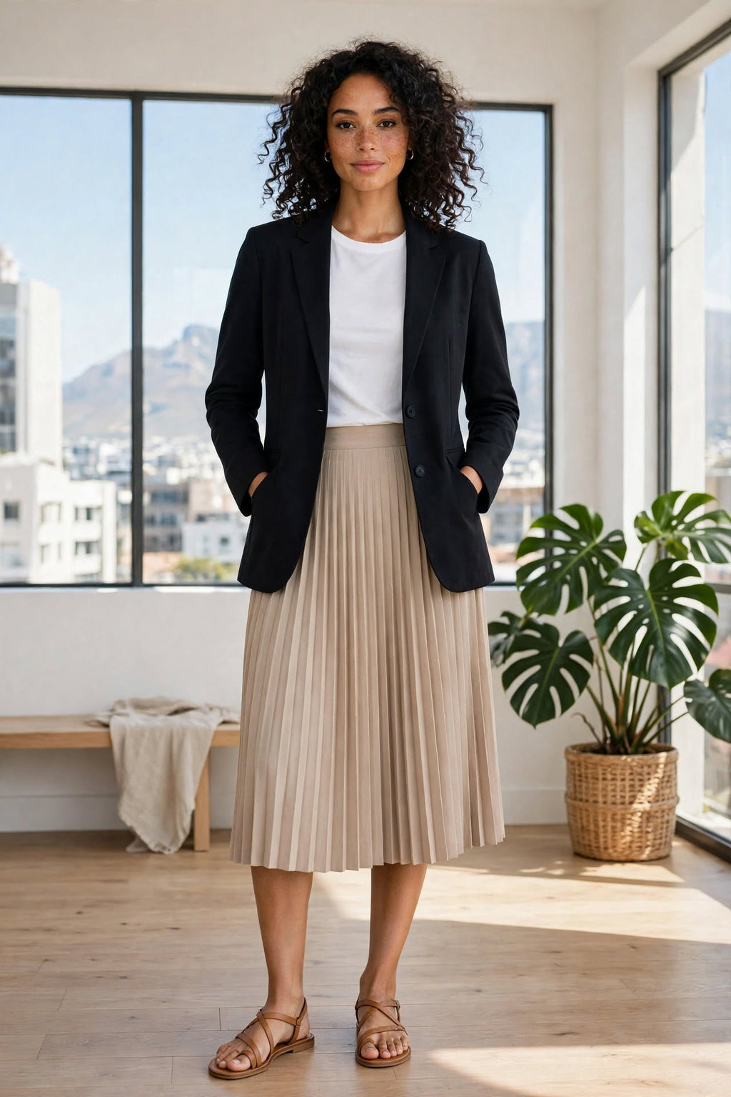 Woolworths Black Classic 2-Button Blazer - Size 16
