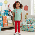 Dr. Seuss "Sister I Am" Graphic T-Shirt - 100% Cotton, Size 9-10Y
