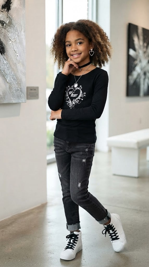 "Guard Your Heart" Long Sleeve Shirt – Size 9-10 Years