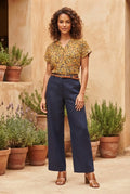 Pre-Loved Milady’s Floral Print V-Neck Blouse – Size 36