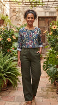 Eagle Brand Floral Tunic Blouse – Size 38