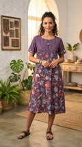 Pre-Loved Batik Keris Dress – 100% Viscose, Size Large