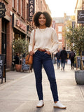 RE: Skinny Low Rise Denim Jeans - Dark Wash, Size 38 (Excellent Condition)