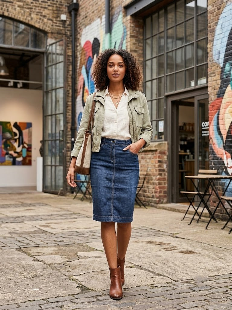Tango Size 36 Denim Skirt – Excellent Pre-Loved Condition