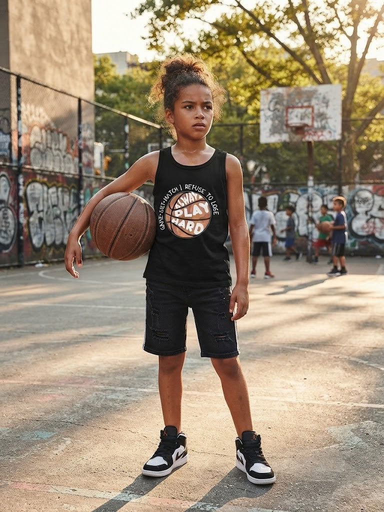 No Boundaries Basketball Tank Top – Size 10-11 Years – Excellent Pre-Loved Condition