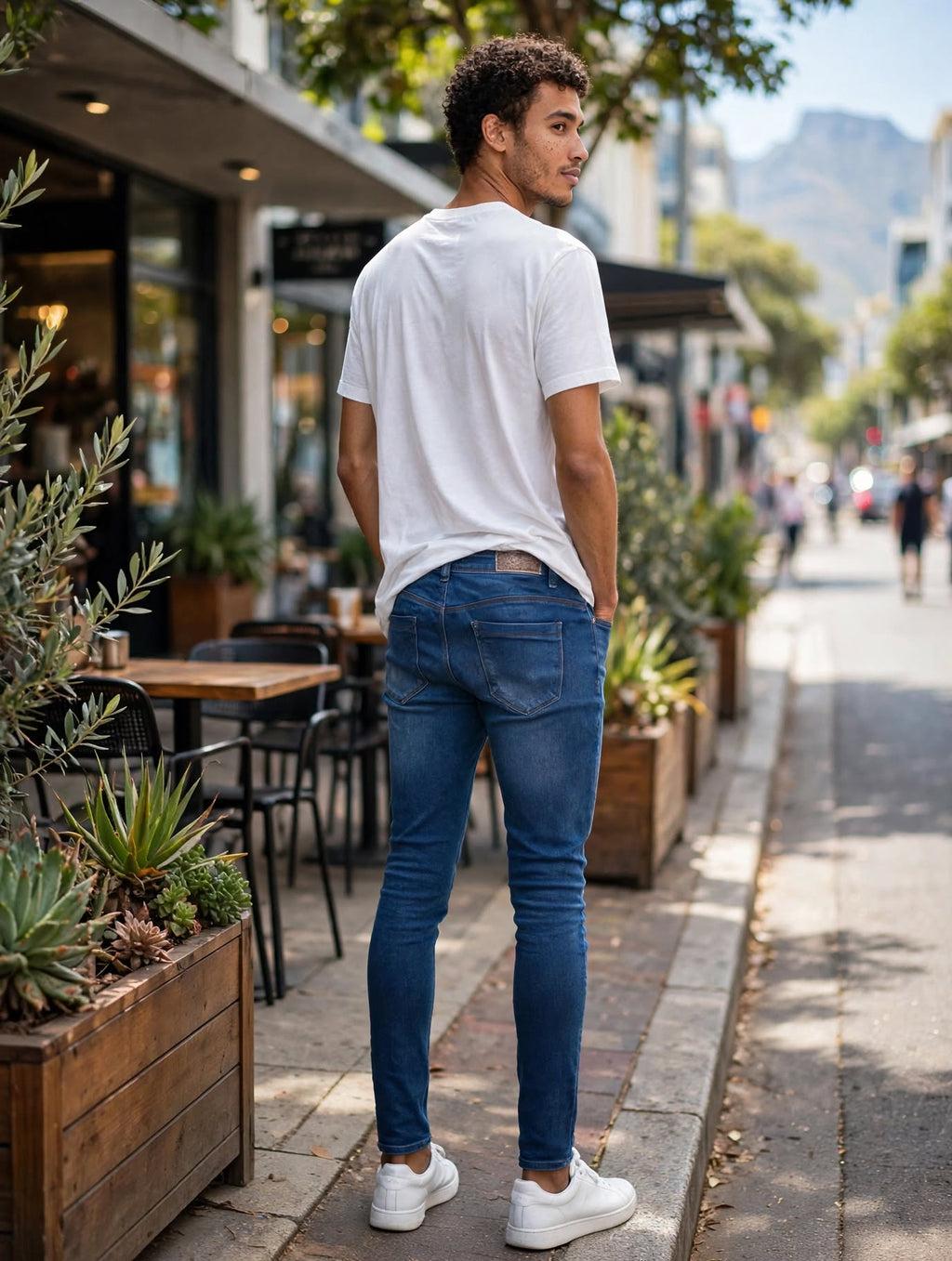 Edgars Kelso Dark Blue Skinny Jeans - Size 14