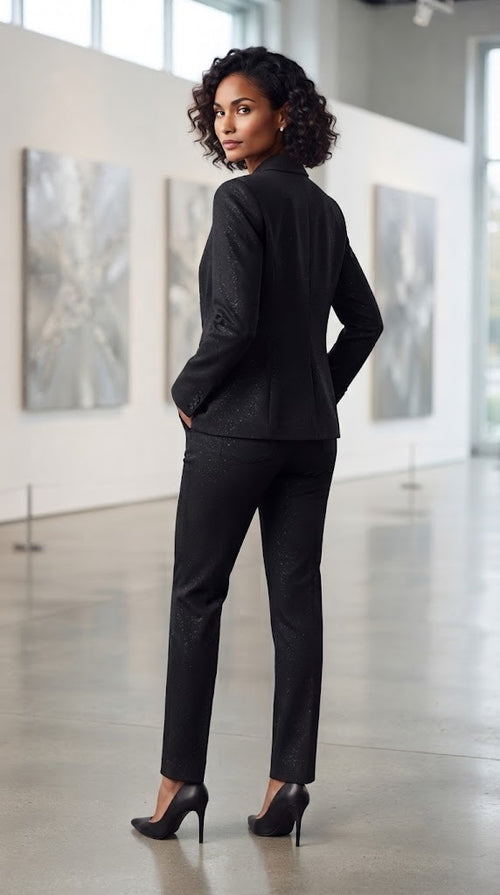 Kelso Women's Glitter Suit Set - Size 34
