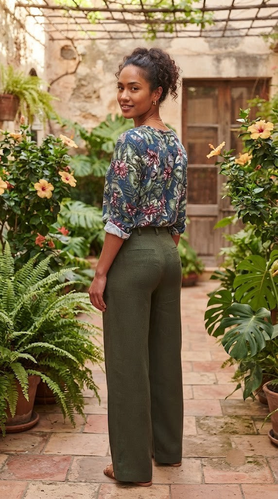 Eagle Brand Floral Tunic Blouse – Size 38