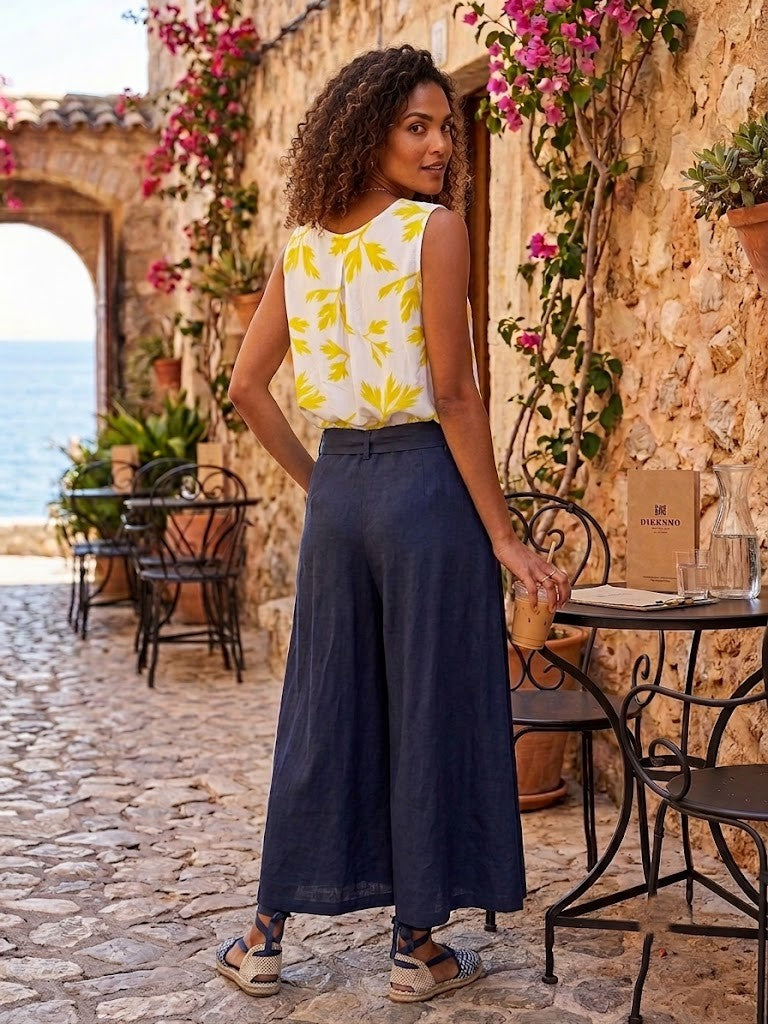 The Parsley Princess Blouse - Vibrant Floral Viscose Top