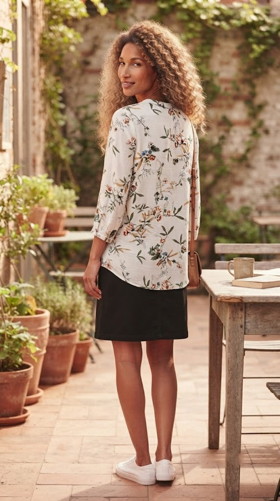 Pre-Loved Legend Brand Floral Blouse – Size 42