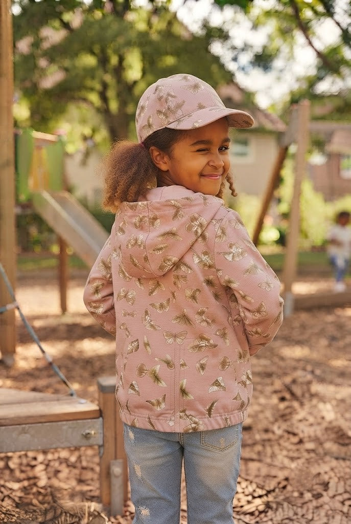 Pre-Loved REAL Kids Butterfly Print Zip-Up Hoodie - Size 11-12 Years