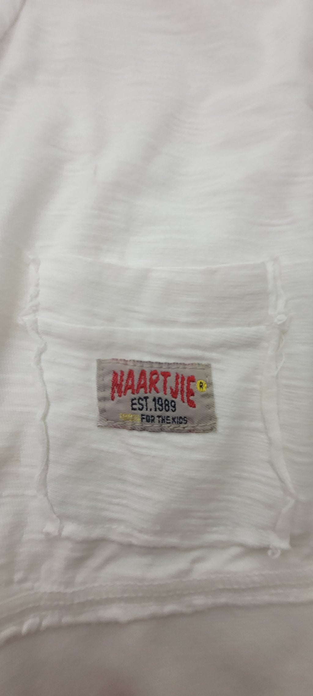 Naartjie Kids’ 100% Cotton Textured Cardigan | Cream White | 18-24 Months