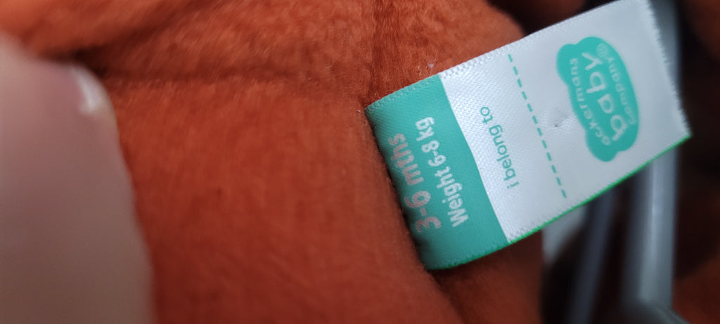 Cuddly Safari - Brand New Baby Hooded Puffer Jacket (3-6 Months)