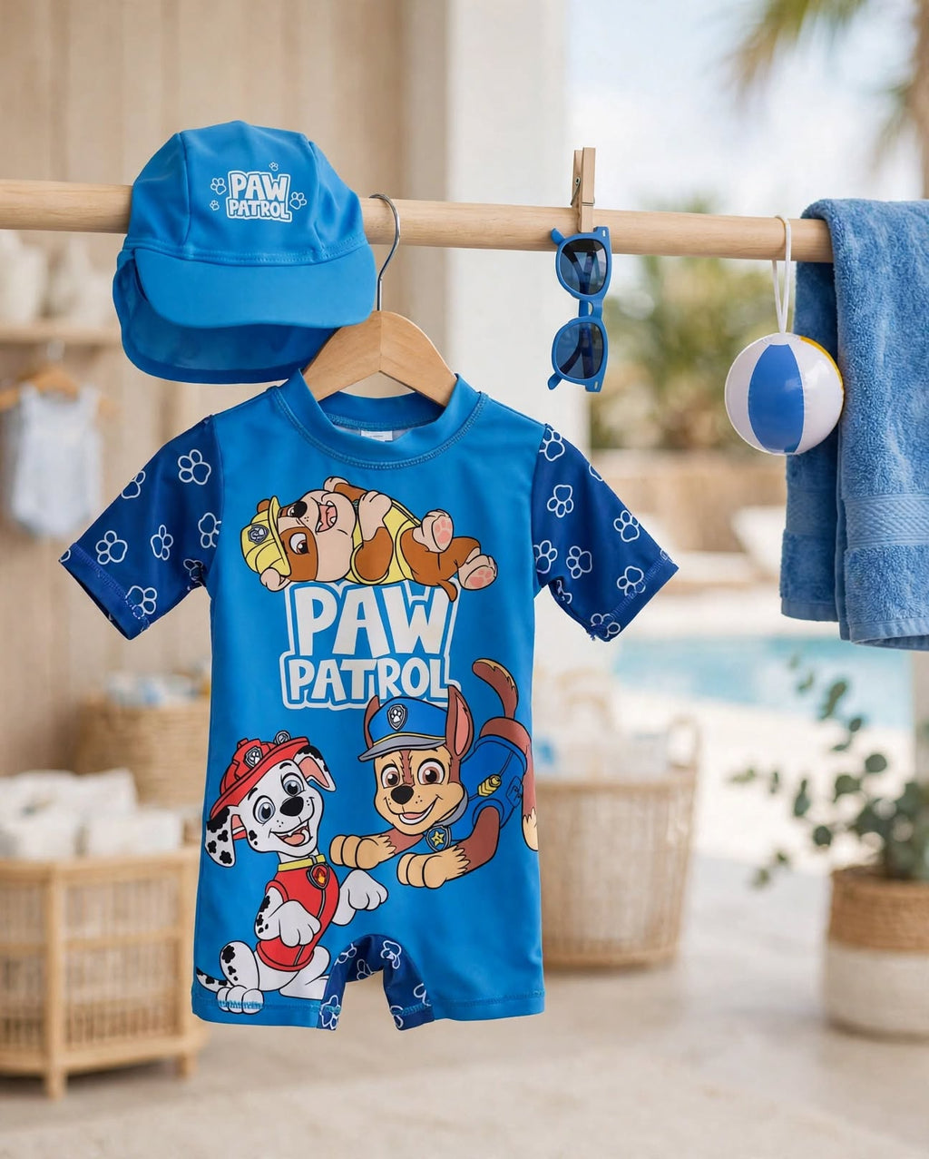 Nickelodeon Paw Patrol Baby Swim Set - Size 6 to 12 Months