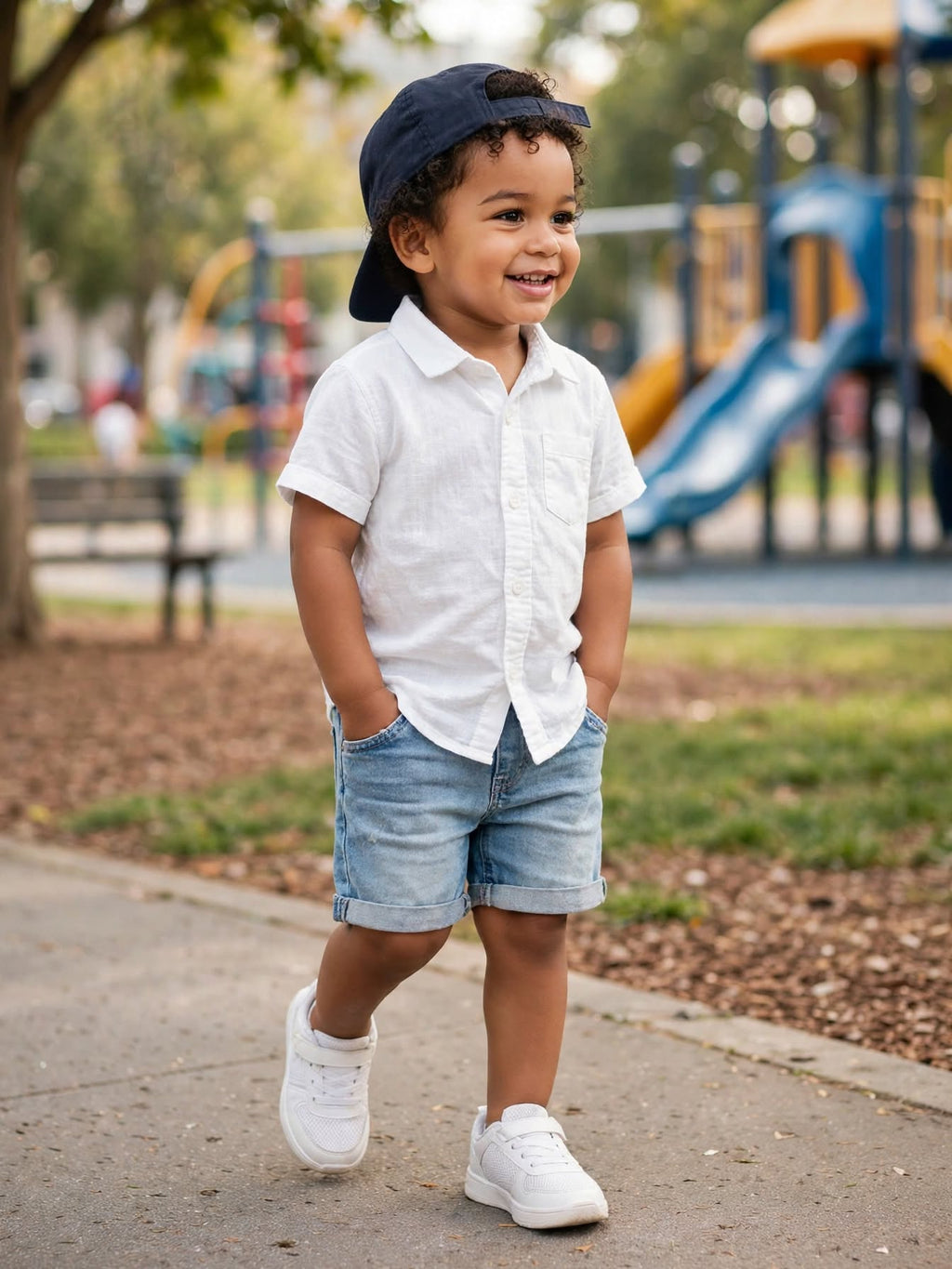 Ackermans Waga Dude Boys White Short-Sleeve Shirt - Size 3 to 4 Years