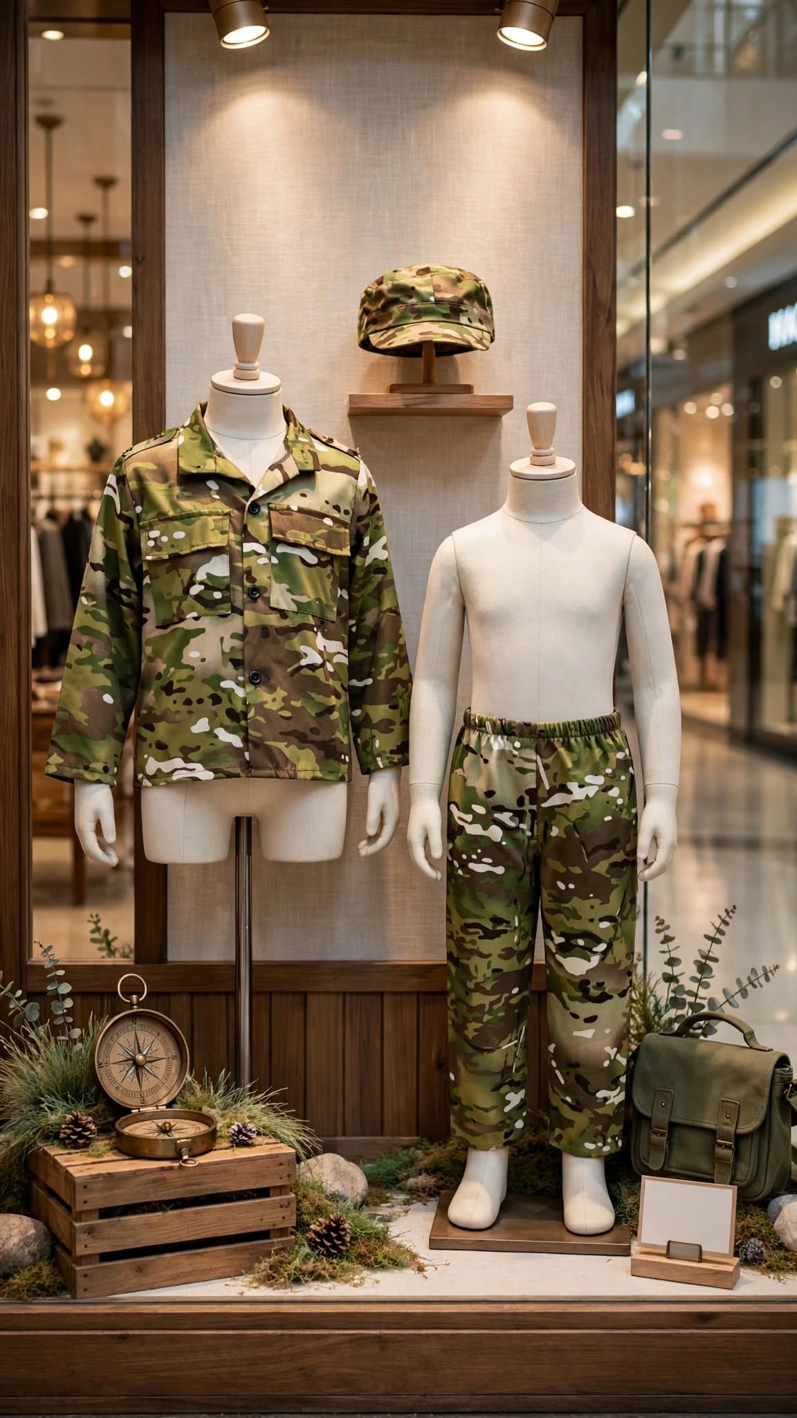 Kids Camo Shirt & Pants Adventure Set - Size 5 to 6 Years