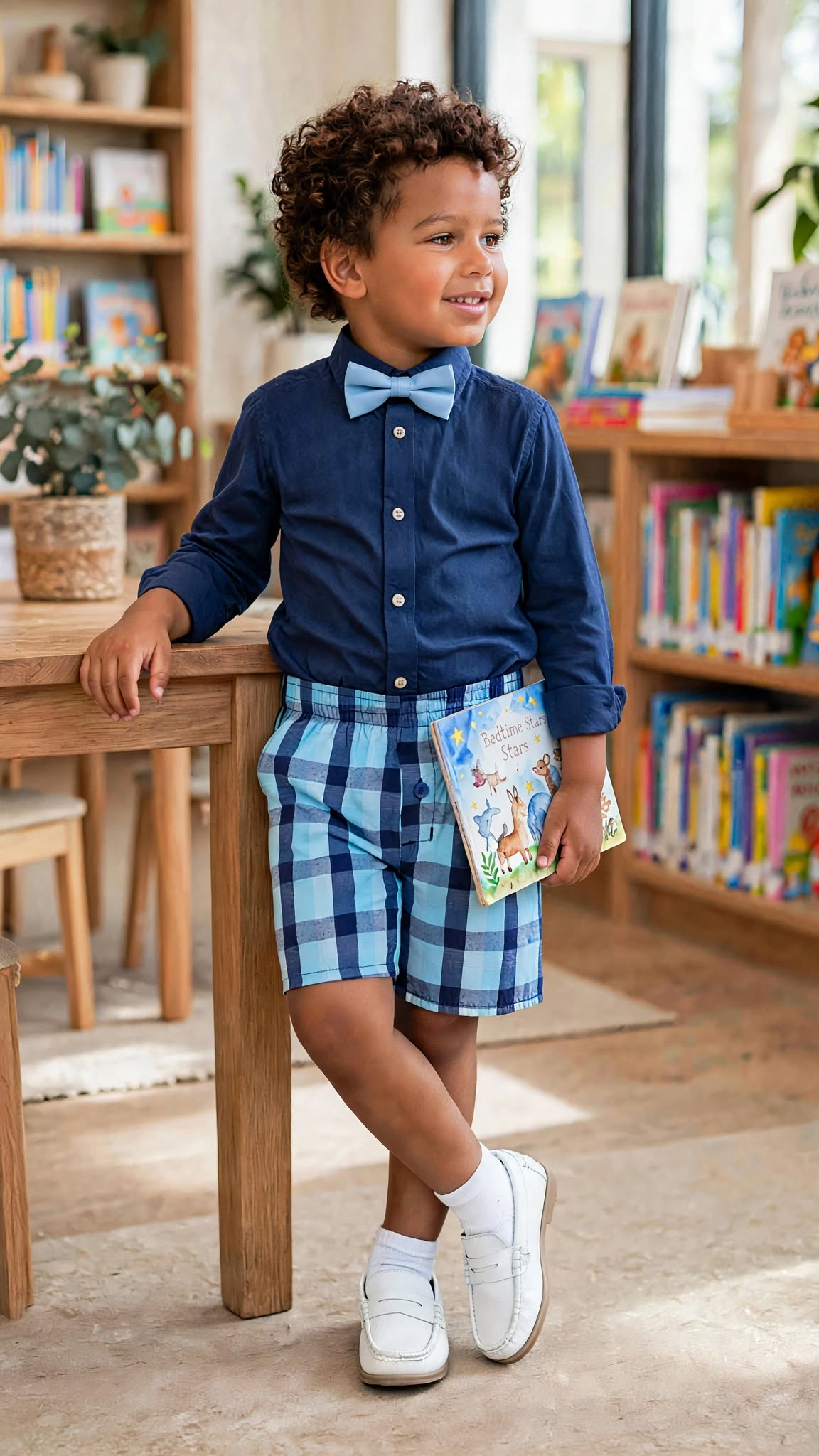 Ackermans Waga Dude Blue Check Shorts – Size 4 to 5 Years