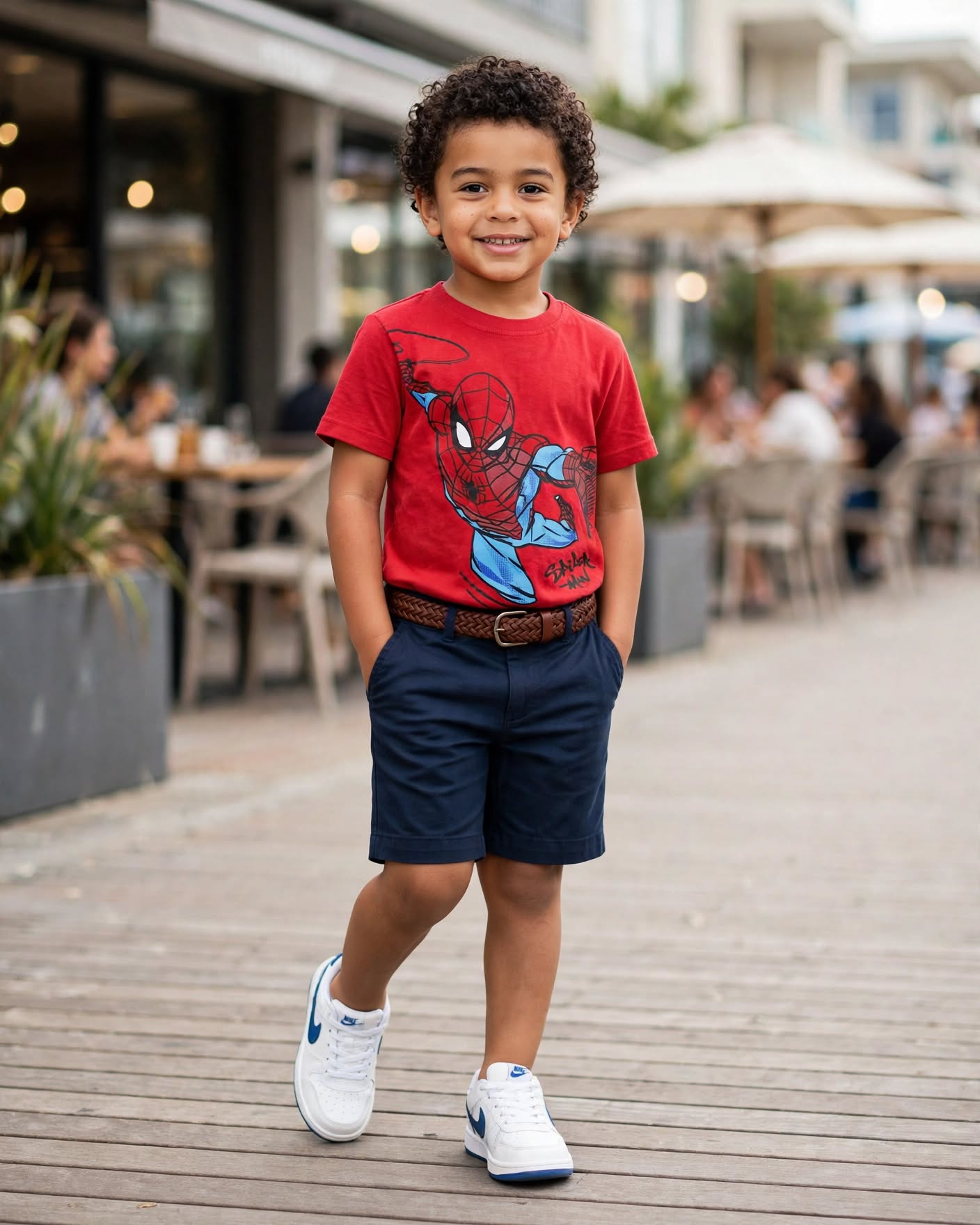 Boys Marvel Spider-Man Superhero T-Shirt - Size 4 to 5 Years