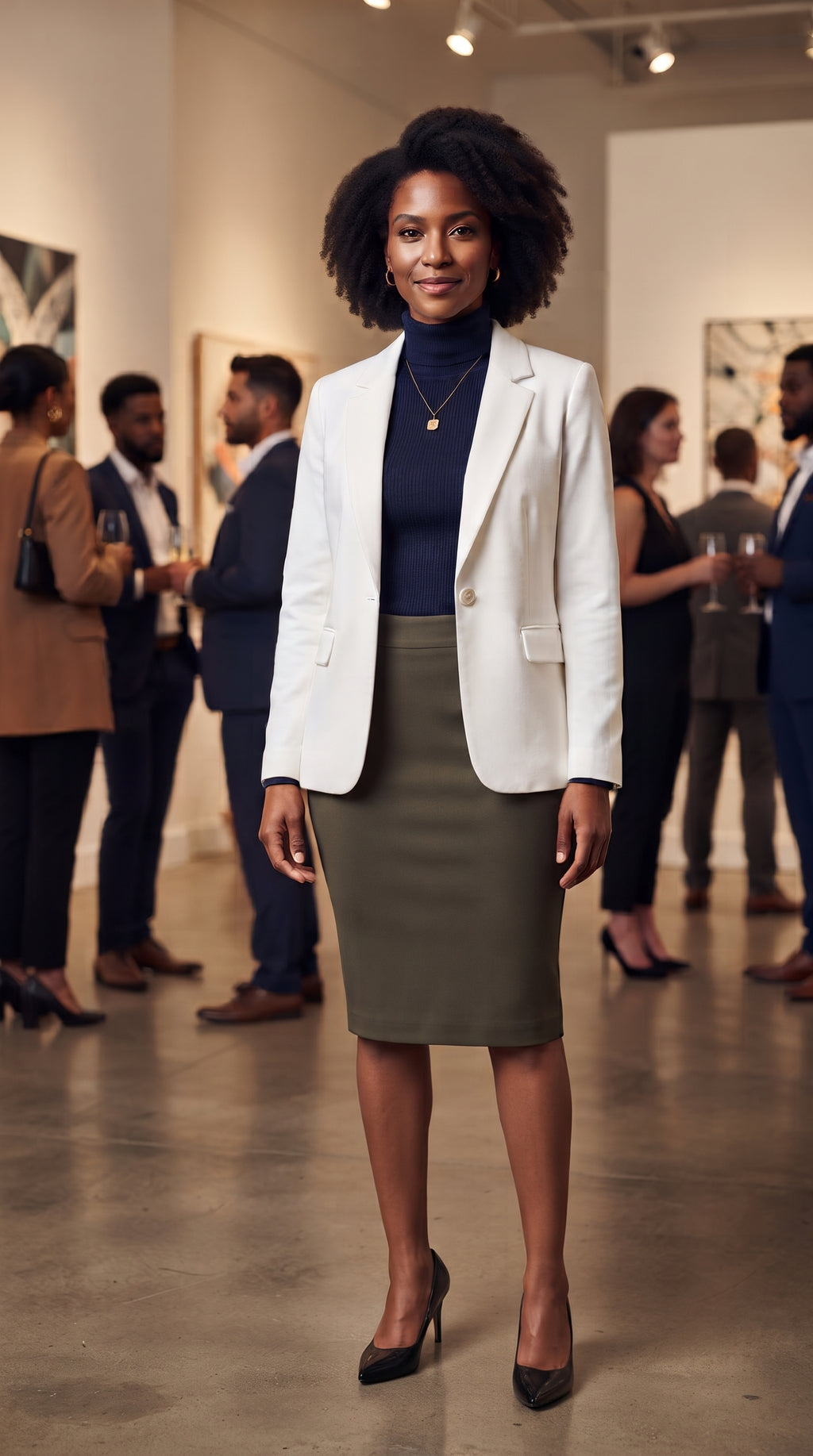 Edgars Merien Hall Tailored White Blazer - Size 18