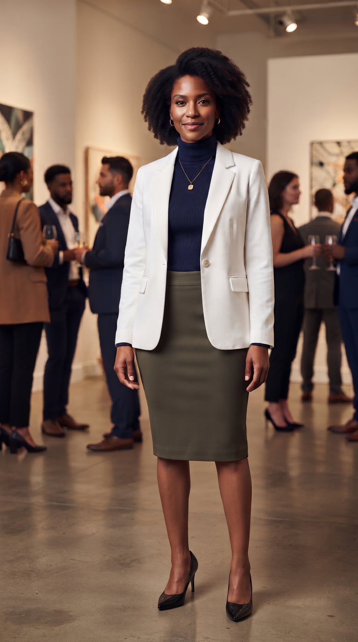 Edgars Merien Hall Tailored White Blazer - Size 18