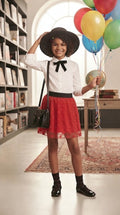 Vibrant Red Polka-Dot Tulle Party Skirt – Girls' Size 13-14 Years (Pre-Loved)
