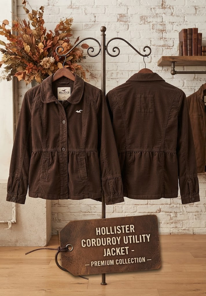 Excellent Condition: Cherokee 100% Cotton Utility Jacket (Size 40)