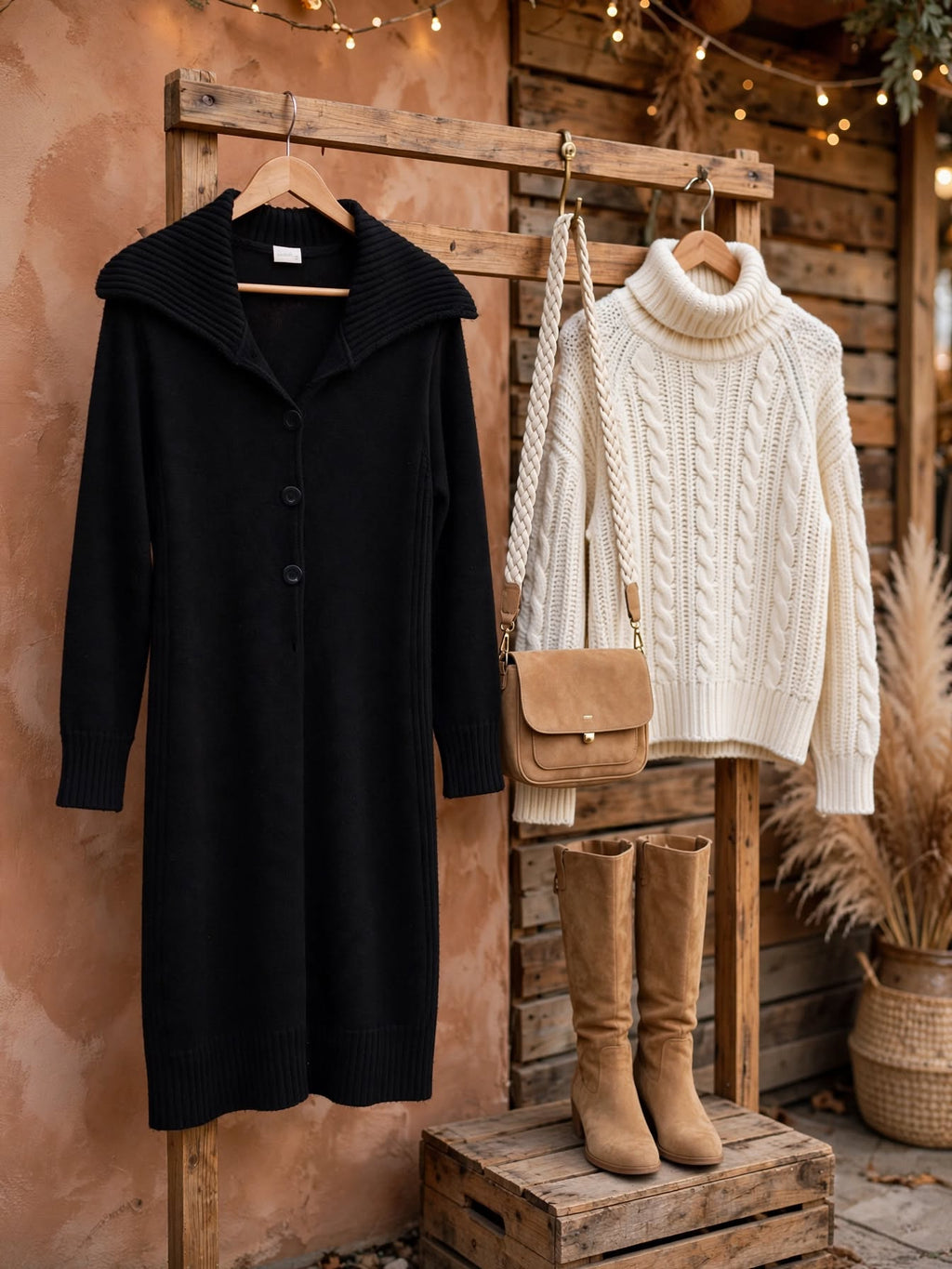 Woolworths Black Longline Shawl Collar Knit Cardigan  - Size Medium