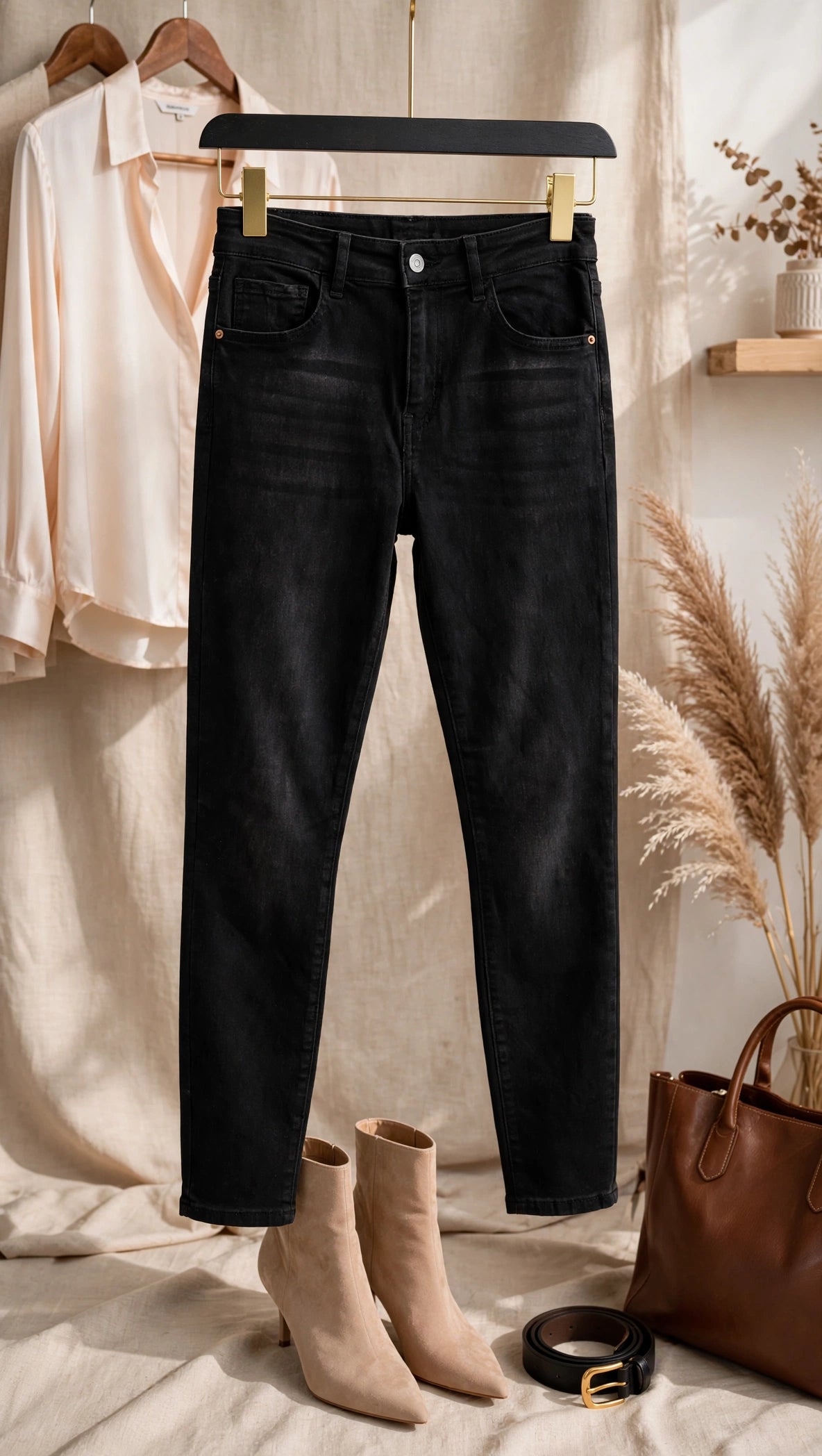 Woolworths Classic Collection Black Skinny Jeans - Size 34