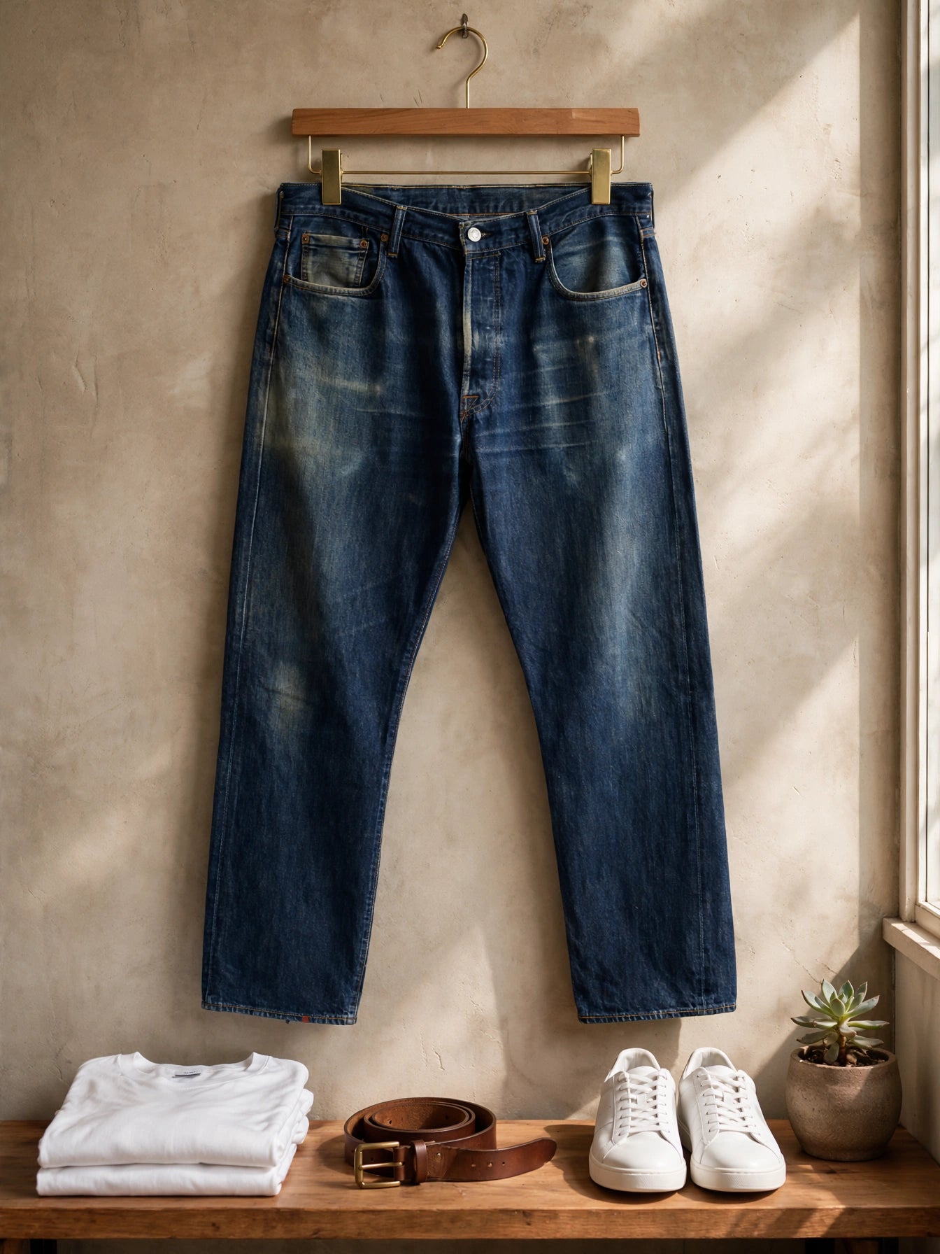 Vintage Levi Strauss & Co. Straight Leg Jeans - Size Large