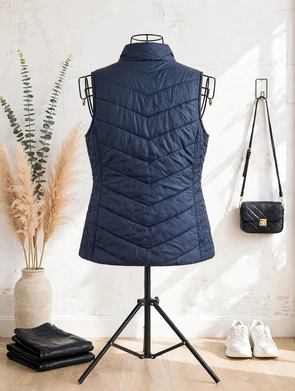Navy Tango Puffer Vest - Size 40