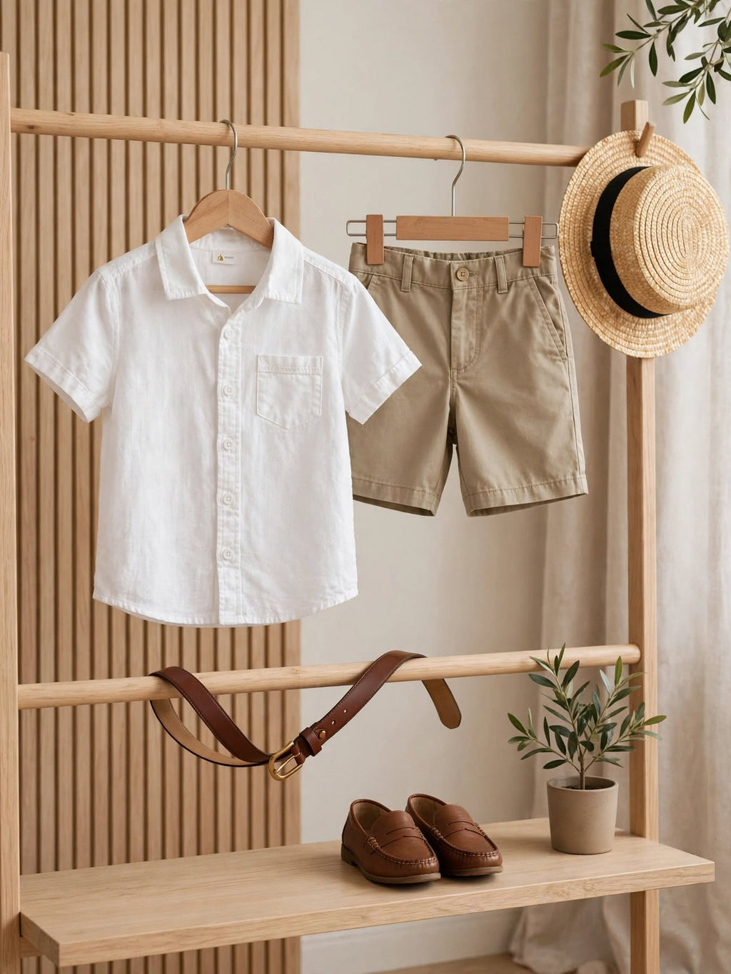 Ackermans Waga Dude Boys White Short-Sleeve Shirt - Size 3 to 4 Years