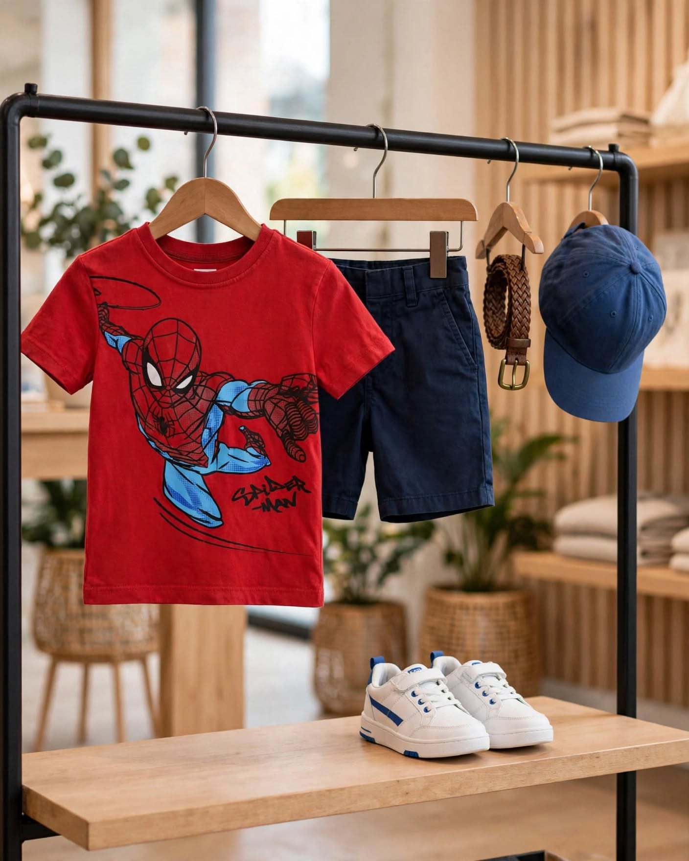 Boys Marvel Spider-Man Superhero T-Shirt - Size 4 to 5 Years