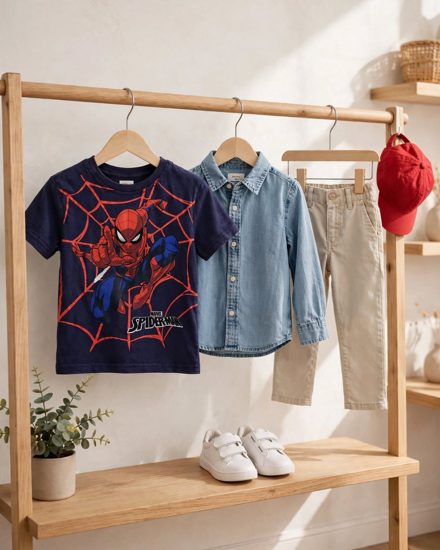 Marvel Navy Blue Spider-Man T-Shirt - Size 4 to 5 Years