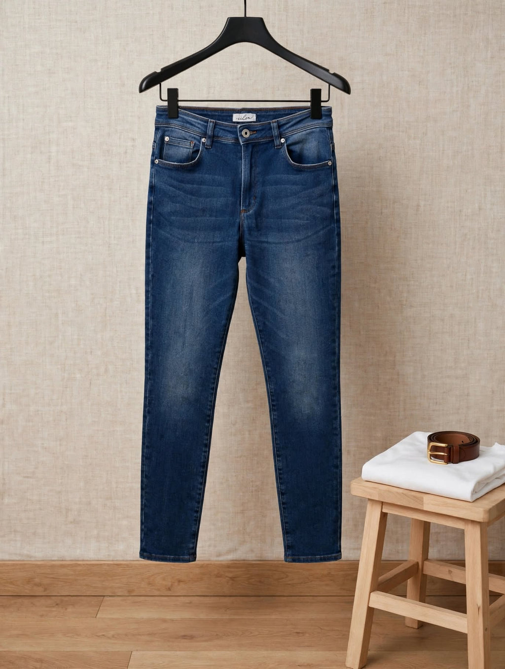 Edgars Kelso Dark Blue Skinny Jeans - Size 14