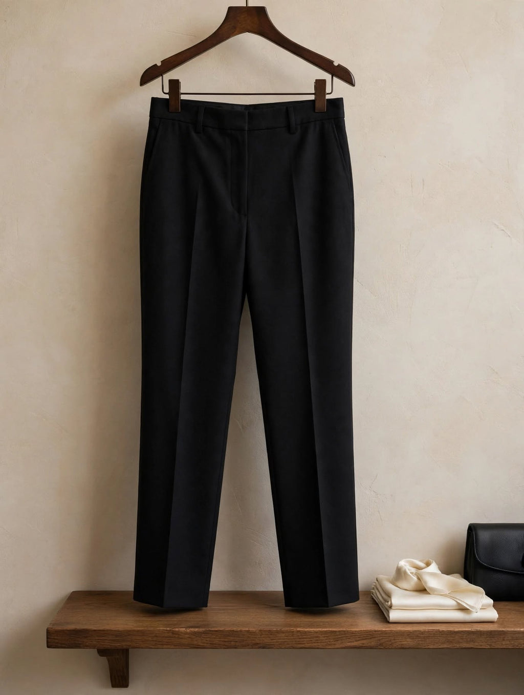 Foschini Black Tailored Straight-Leg Trousers - Size 18