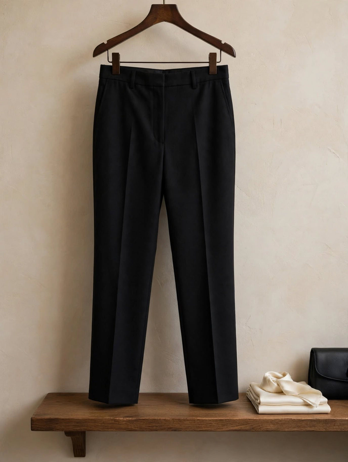 Foschini Black Tailored Straight-Leg Trousers - Size 18
