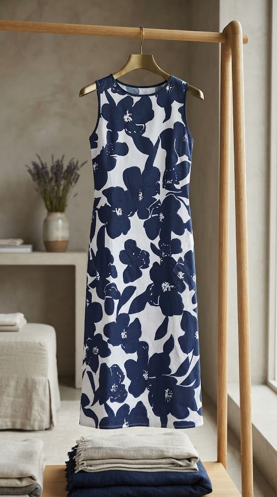 Emery Rose Women’s Floral Sleeveless Maxi Dress –  Excellent Condition