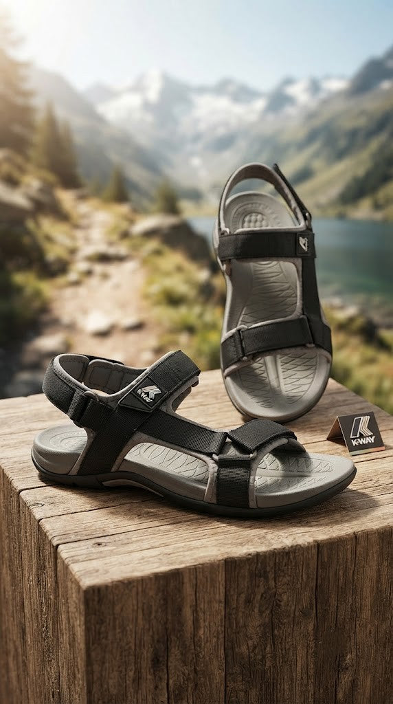 K-Way Men's Durable Outdoor Adventure Sandals - Size 11 - Excellent Condition