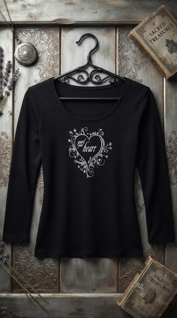 "Guard Your Heart" Long Sleeve Shirt – Size 9-10 Years