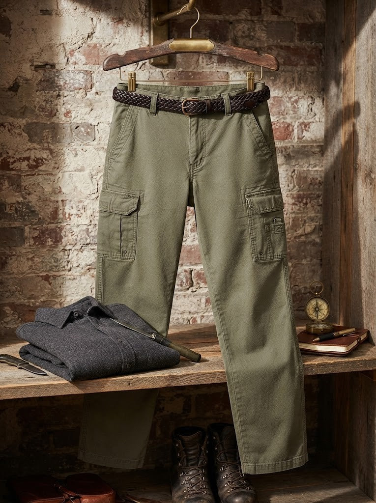Mr. Price Men's Cargo Pants – Size Large – Excellent Pre-Owned Condition