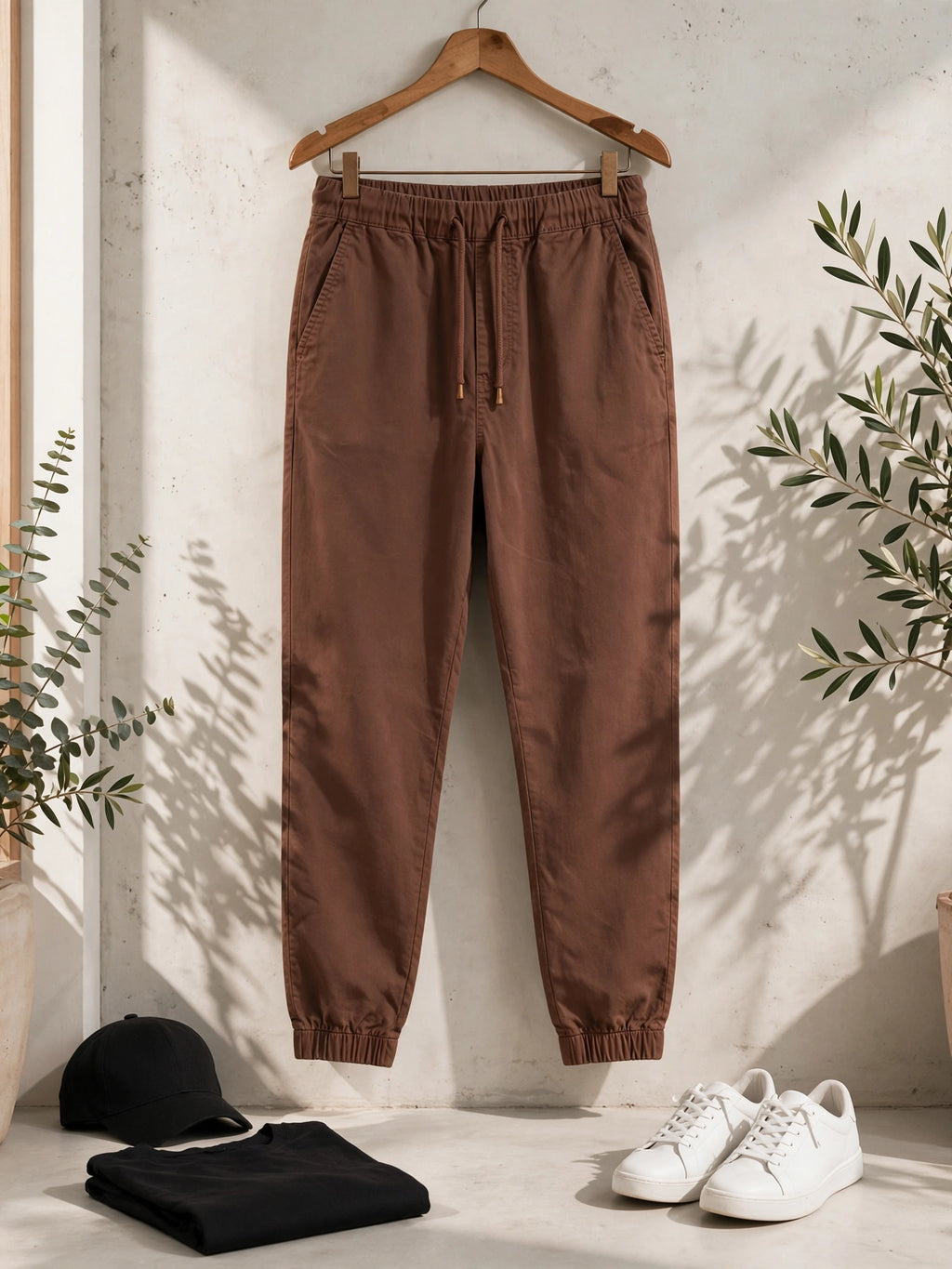 Cotton On Chocolate Brown Drake Jogger Pants - Size 32