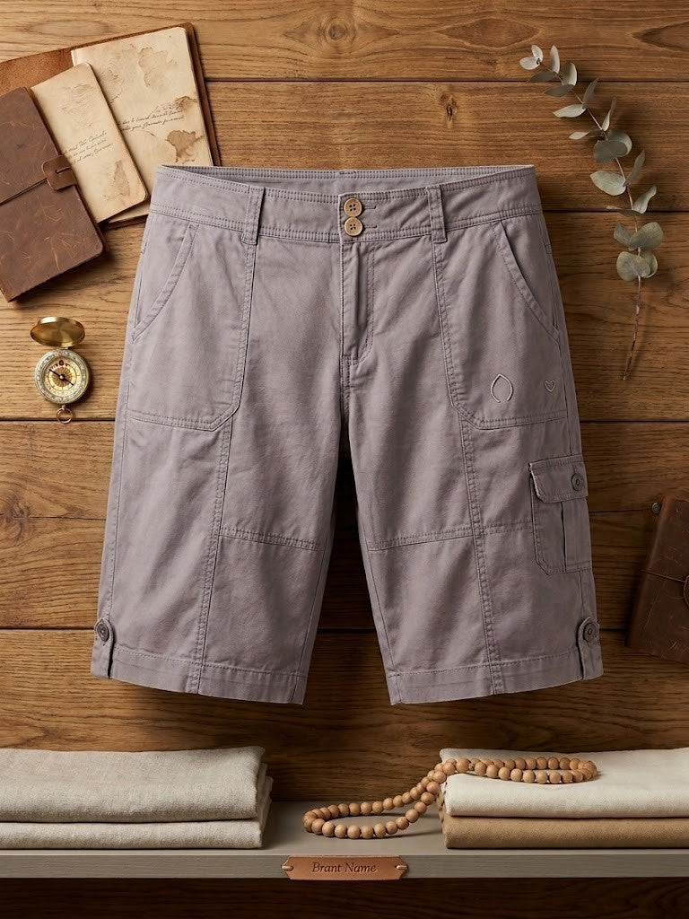 Trail Brand 100% Cotton Cargo Shorts – Size 40 (Excellent Condition)
